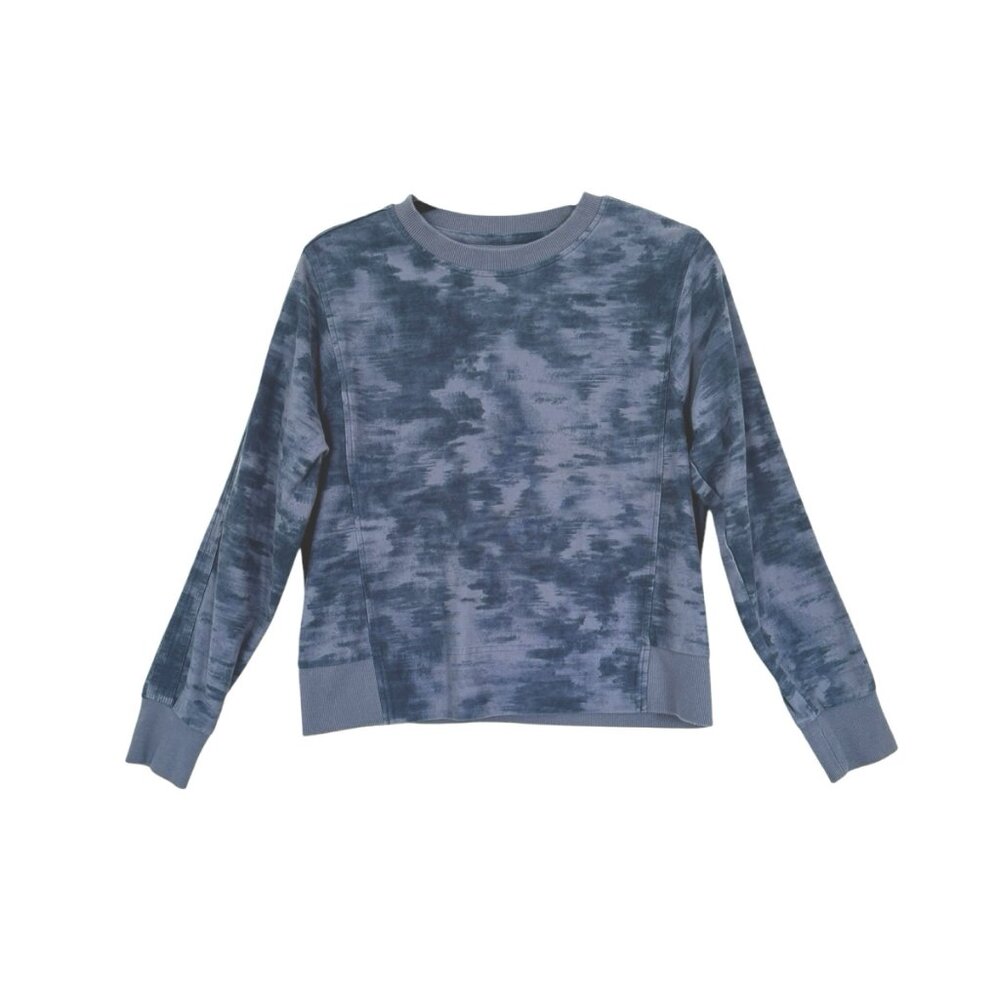 Athleta Farallon Tie Dye Inversion Print Sweatshirt